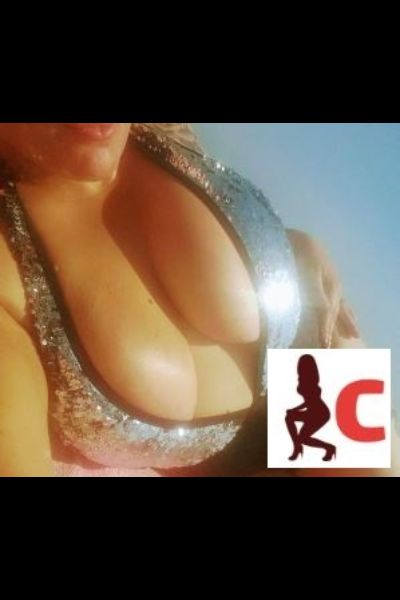 Swansea escorts cleavage in shimmering bra