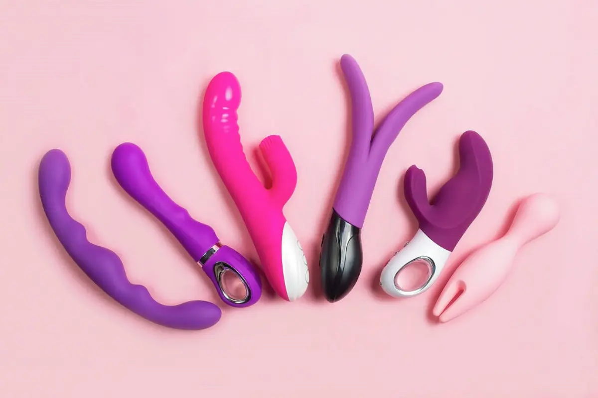 Collection of sex toys