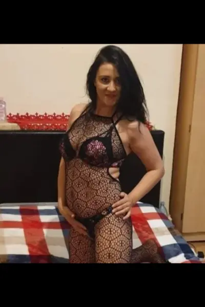 Havering escort in black sheer outfit